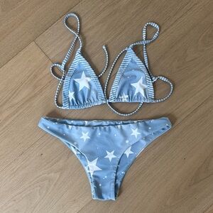 Stone Fox Swim Stars and Stripes Bikini size M